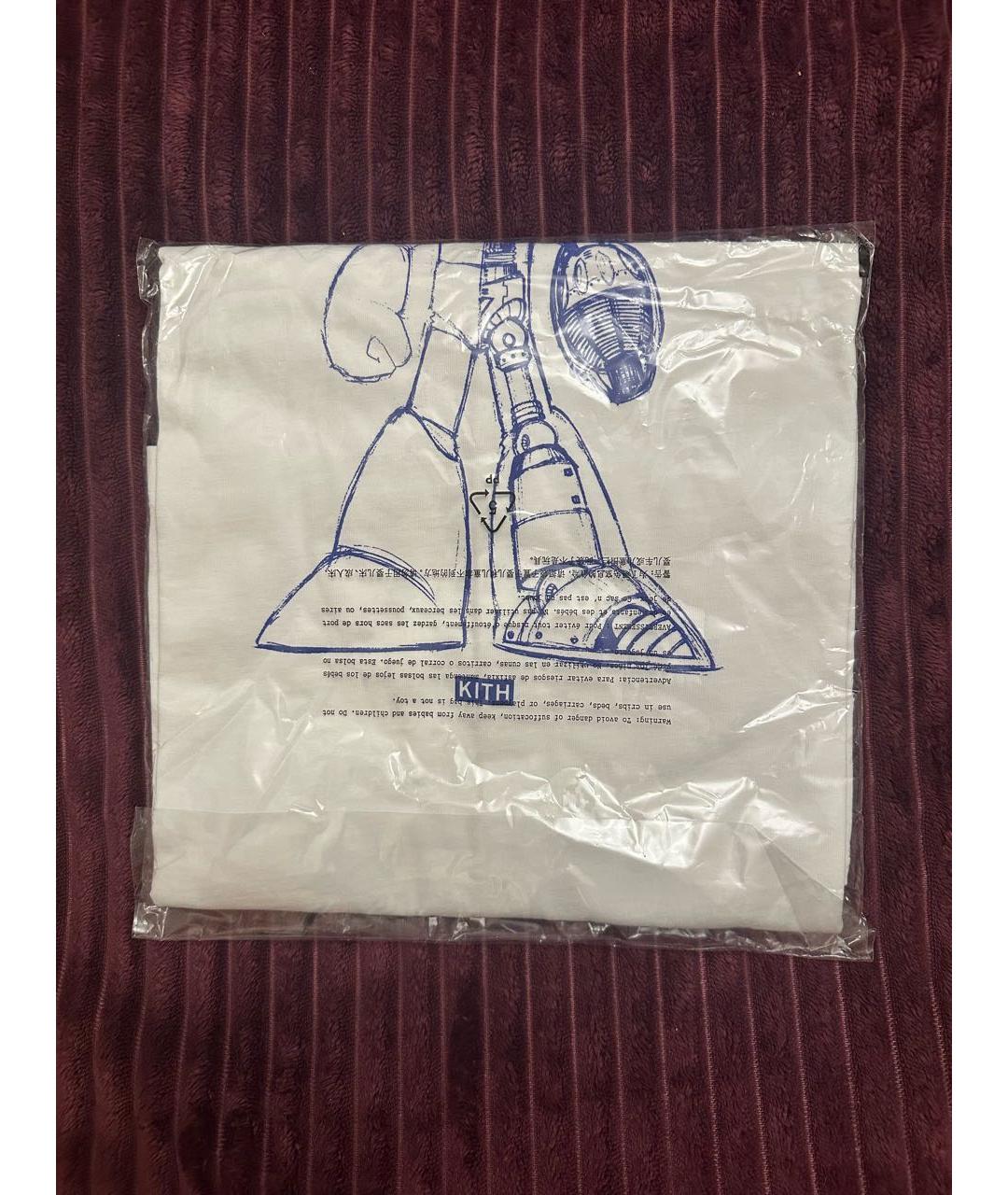 KITH Белая хлопковая футболка, фото 6