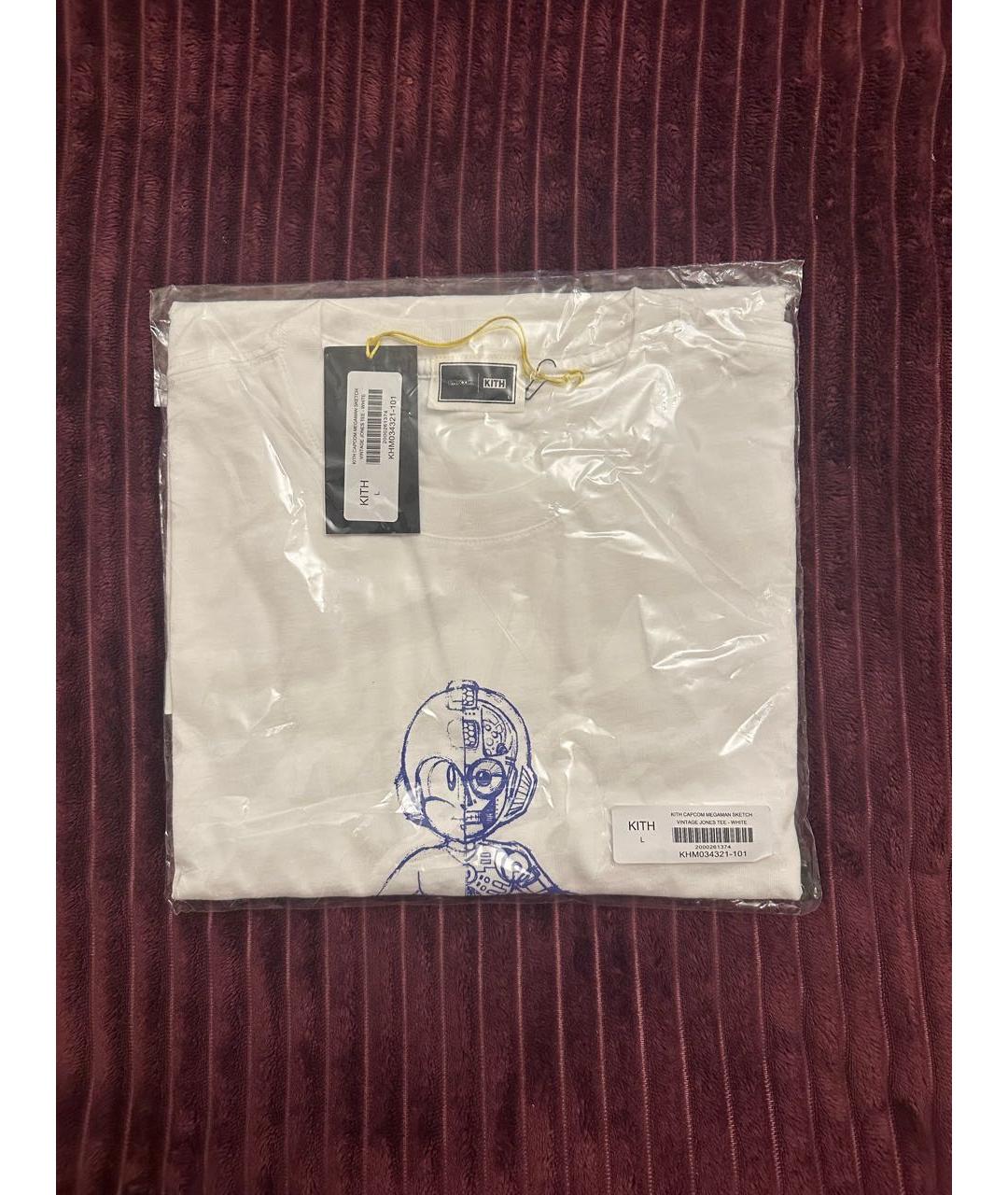 KITH Белая хлопковая футболка, фото 2
