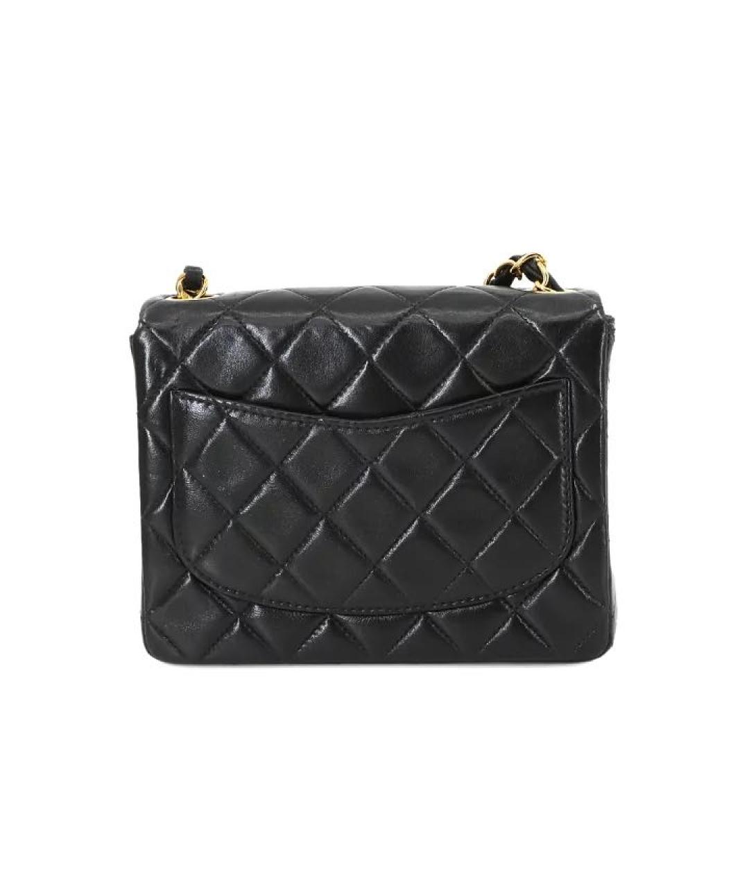 CHANEL Черная кожаная сумка через плечо, фото 2