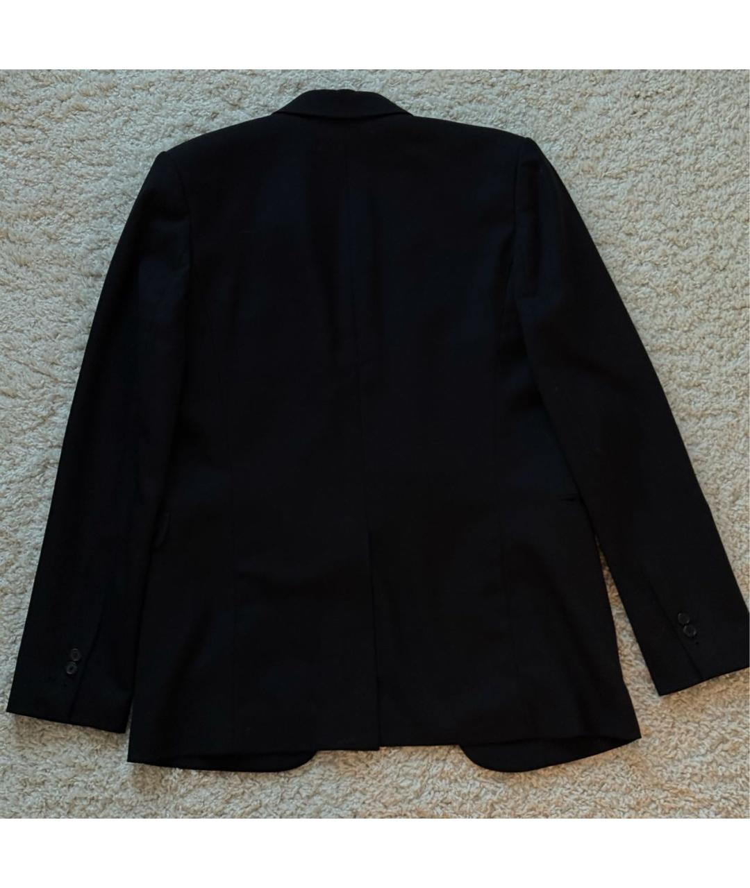 BALMAIN Черный шерстяной пиджак, фото 3