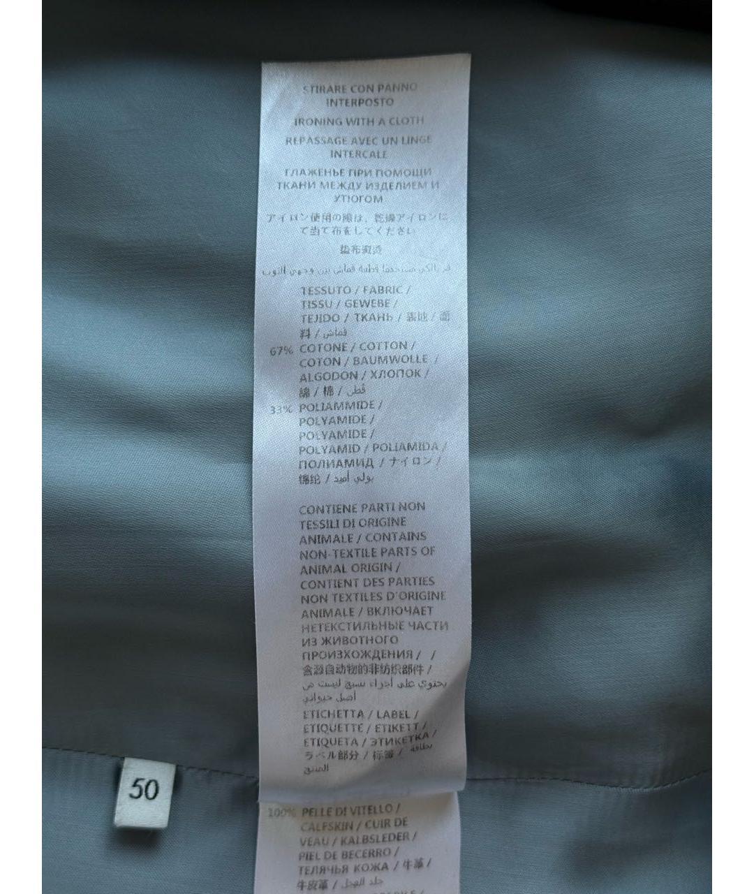 GUCCI Черный хлопковый тренч / плащ, фото 7