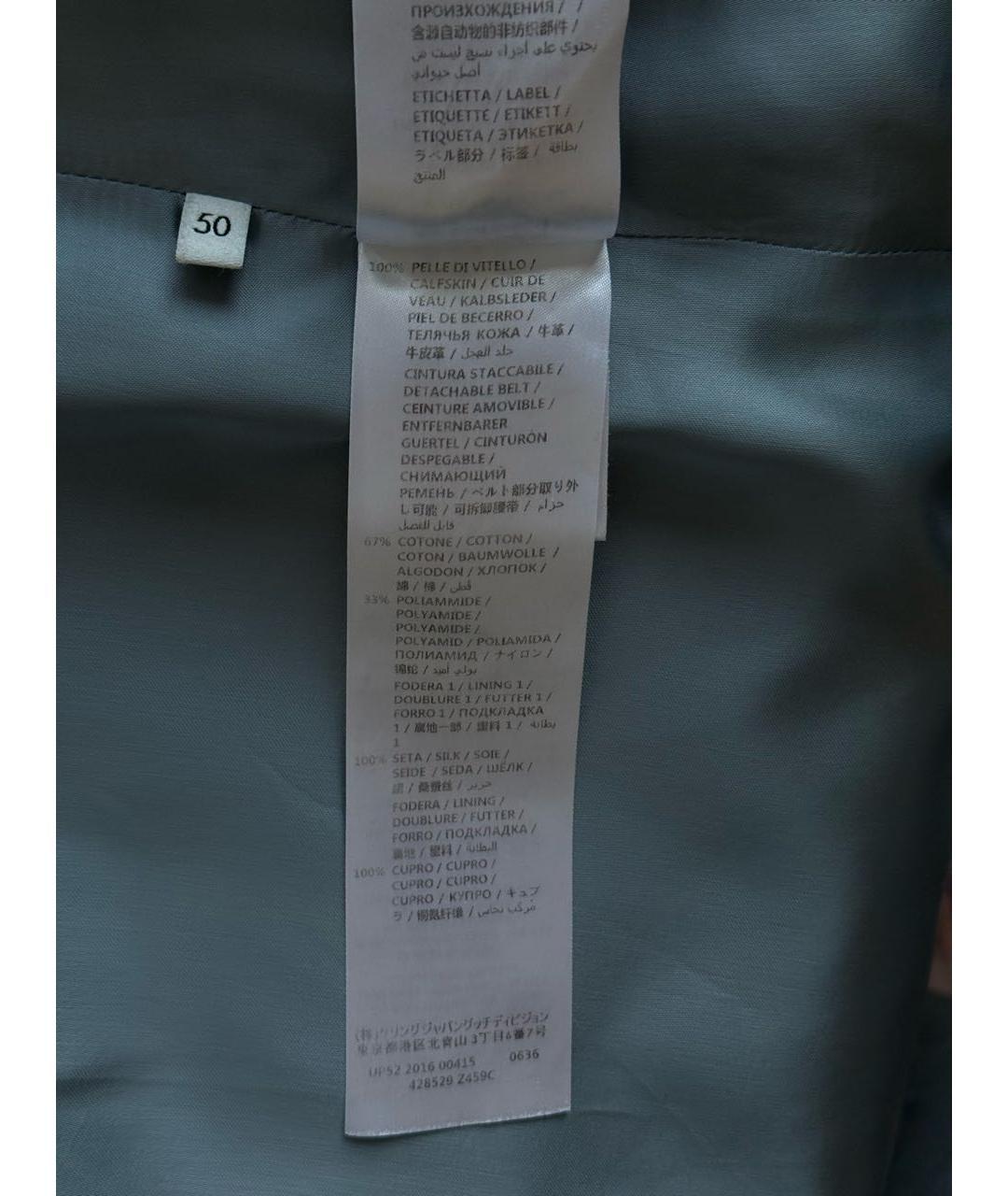 GUCCI Черный хлопковый тренч / плащ, фото 8