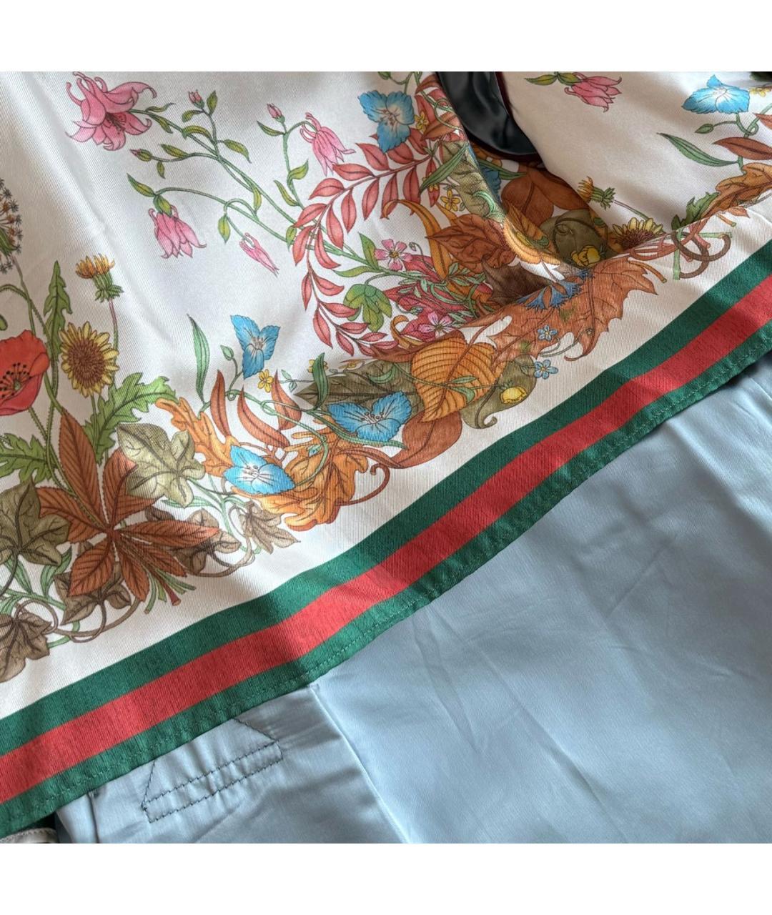 GUCCI Черный хлопковый тренч / плащ, фото 5