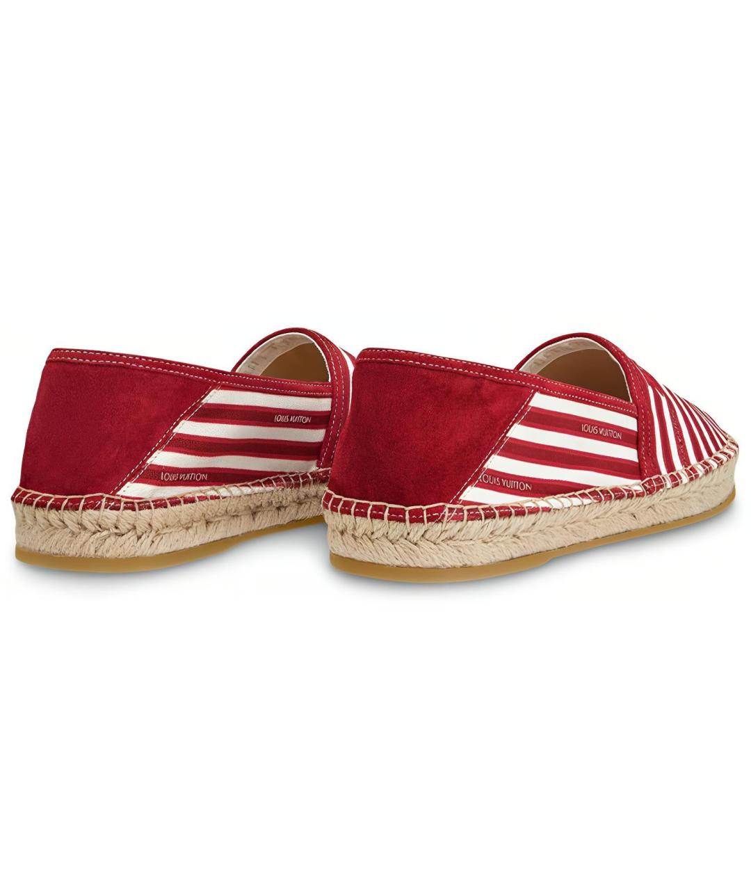 LOUIS VUITTON Красные текстильные эспадрильи, фото 4