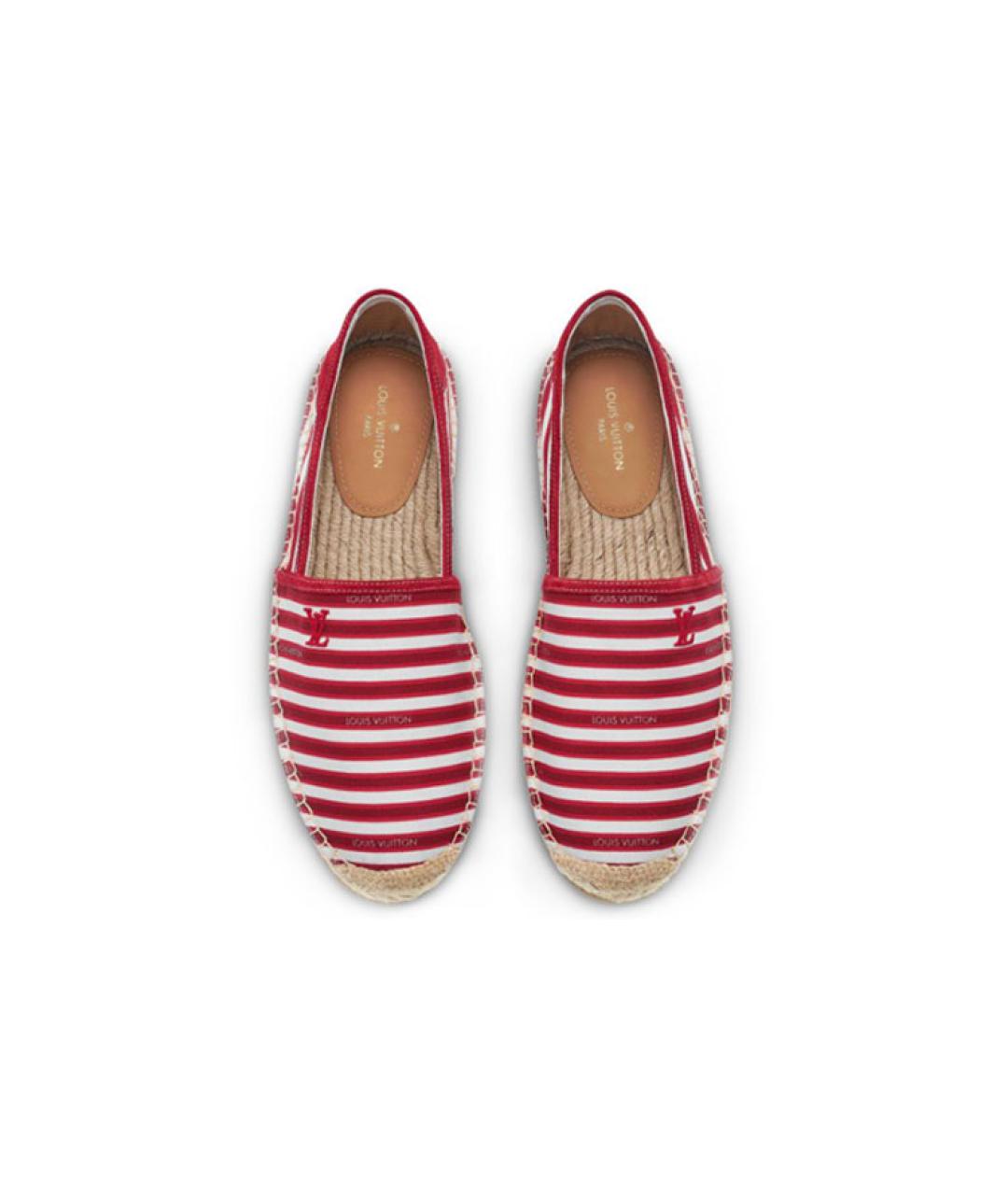 LOUIS VUITTON Красные текстильные эспадрильи, фото 5