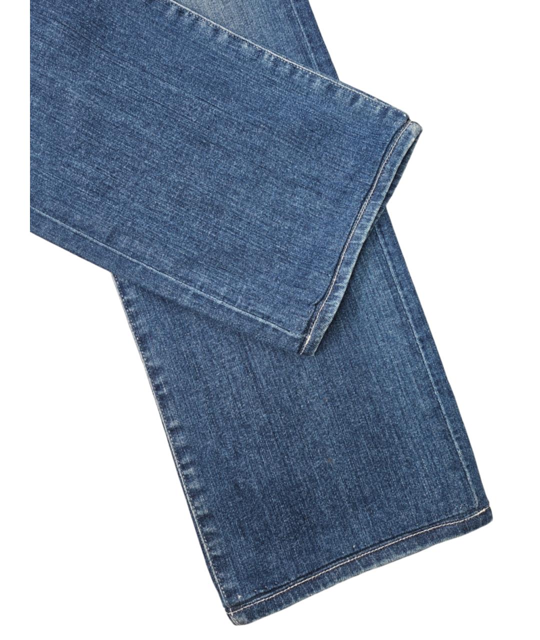 JACOB COHEN Синие хлопковые прямые джинсы, фото 3