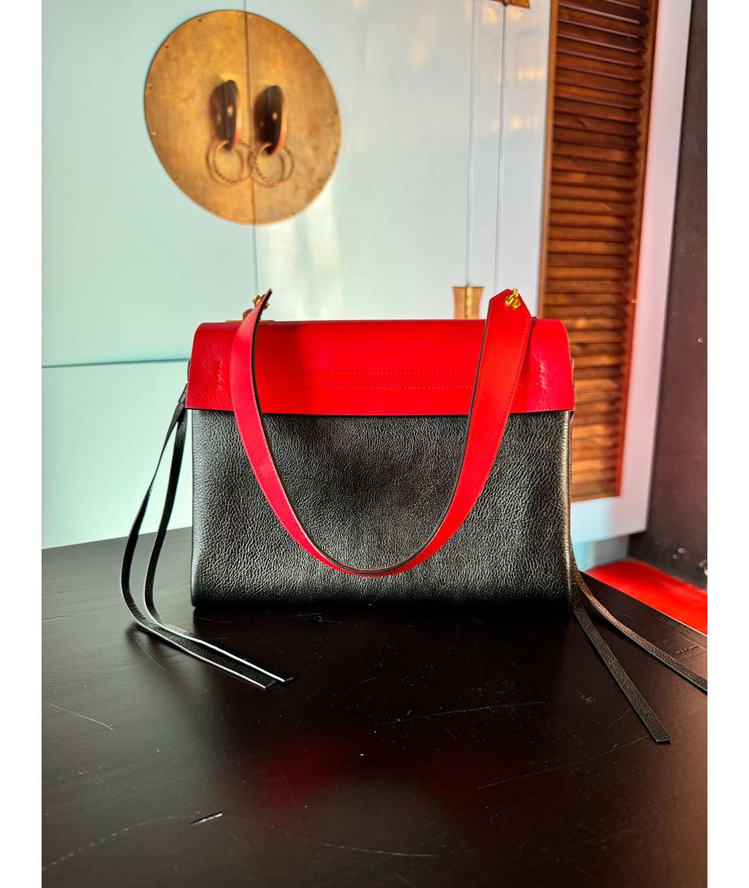 VALENTINO Мульти кожаная сумка с короткими ручками, фото 6
