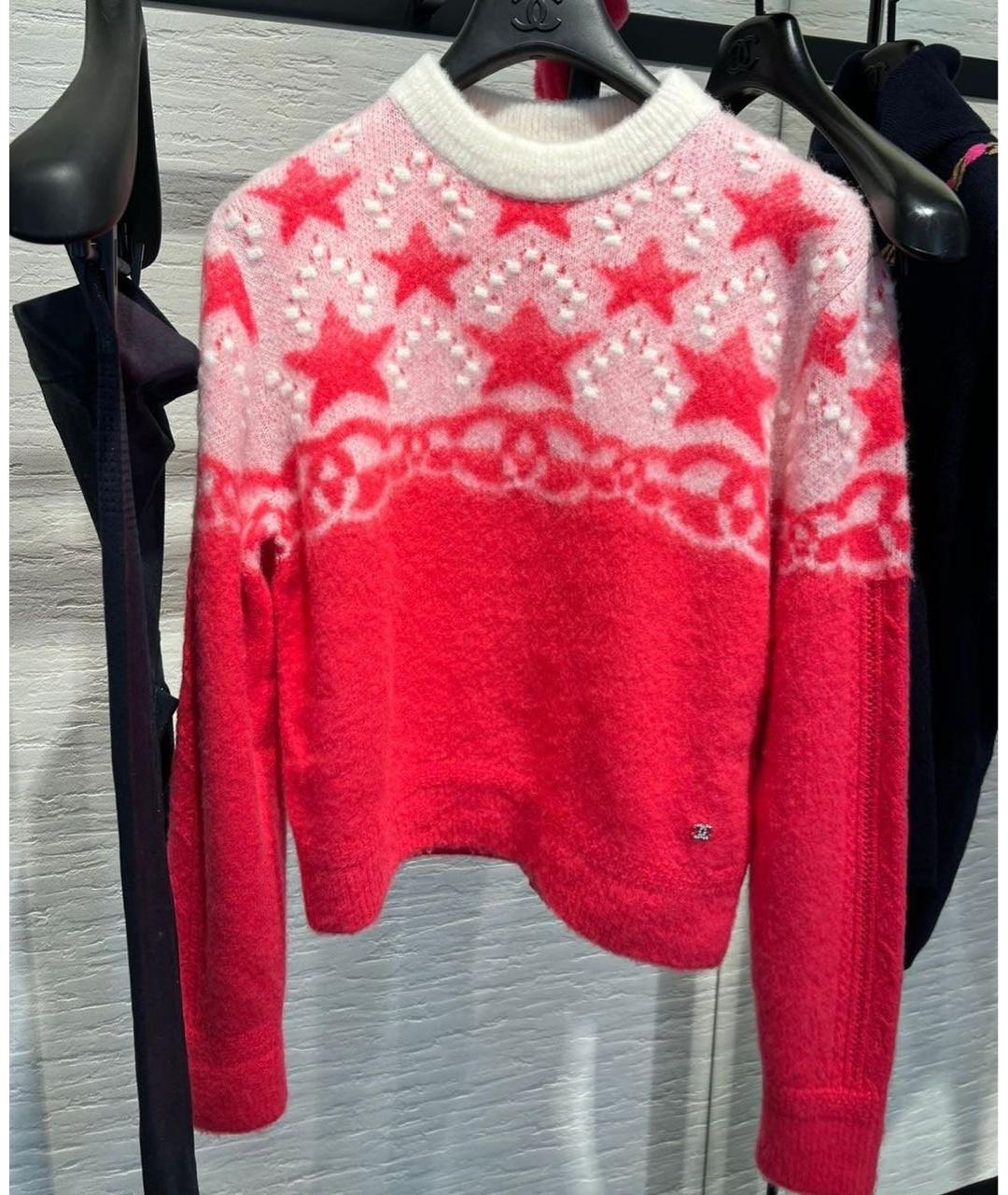 CHANEL Розовый джемпер / свитер, фото 4
