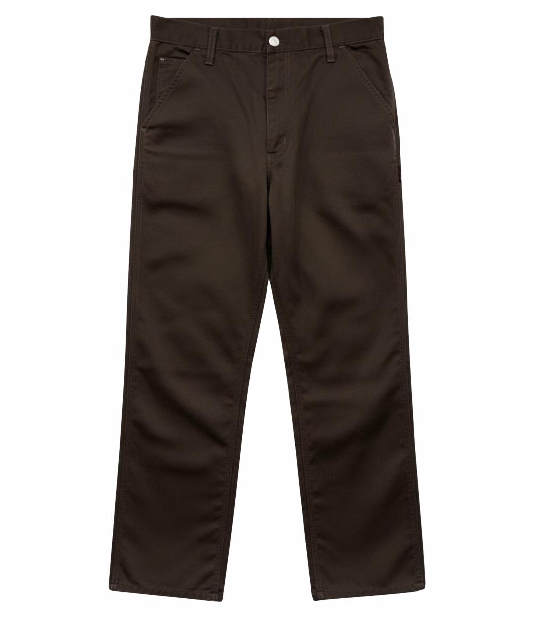 CARHARTT WIP Коричневые повседневные брюки, фото 1