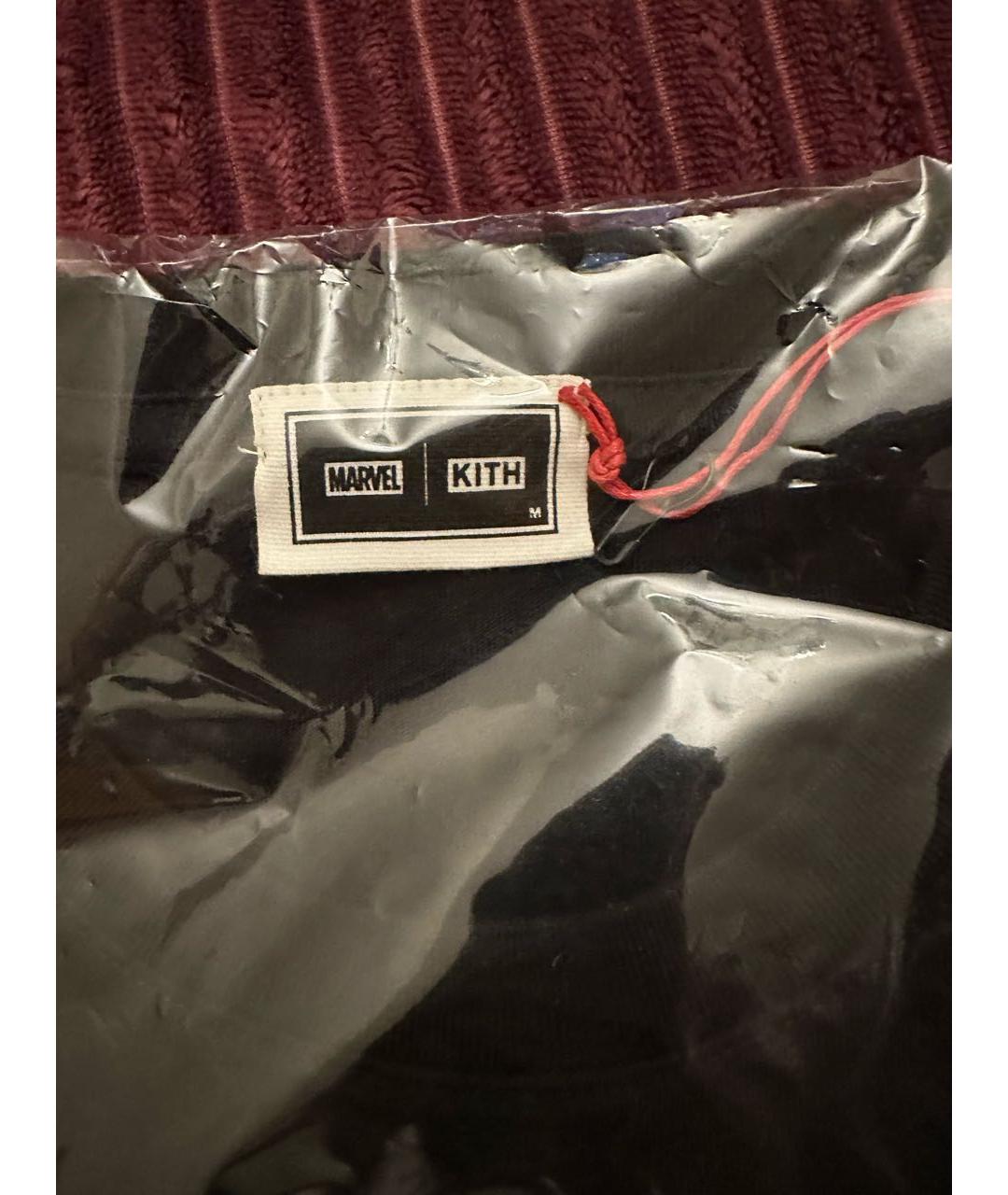 KITH Черная хлопковая футболка, фото 7