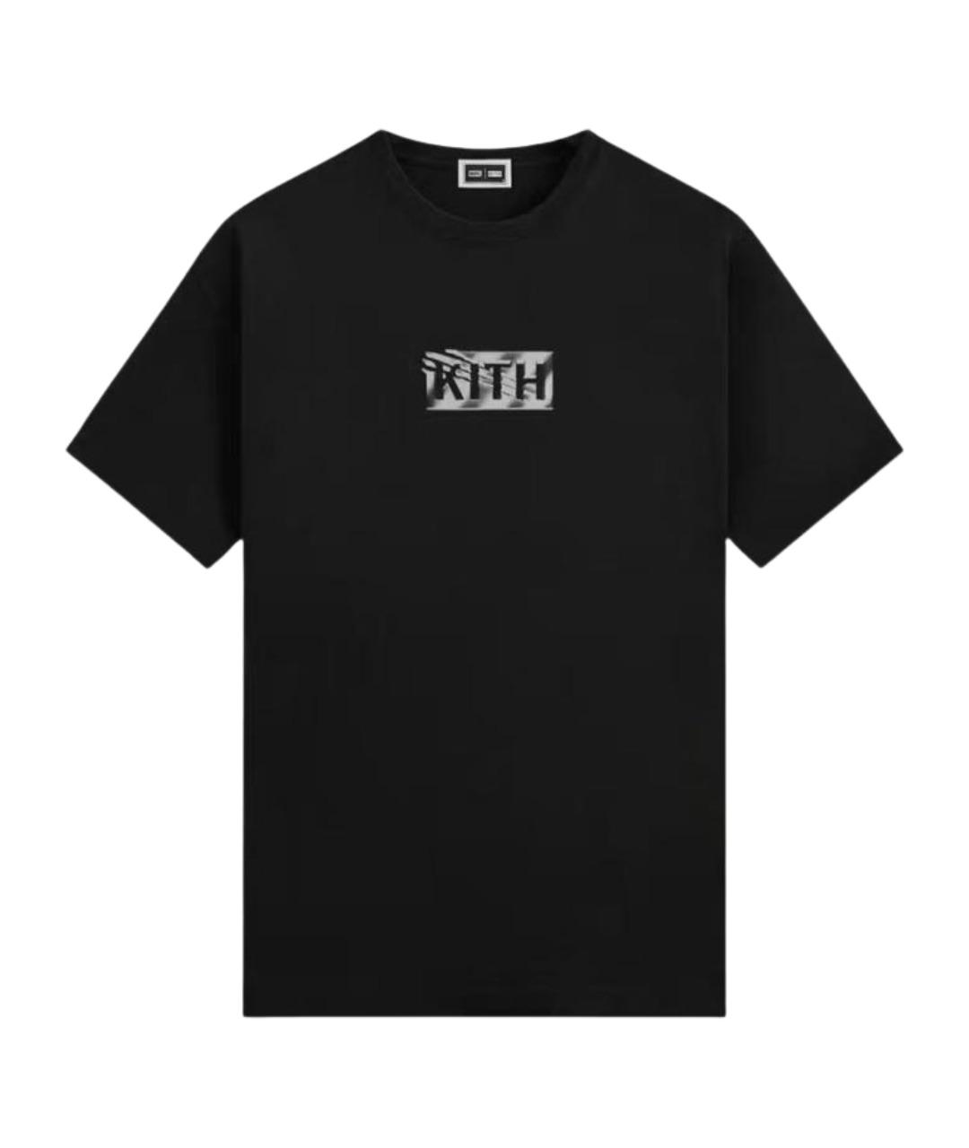 KITH Черная хлопковая футболка, фото 1