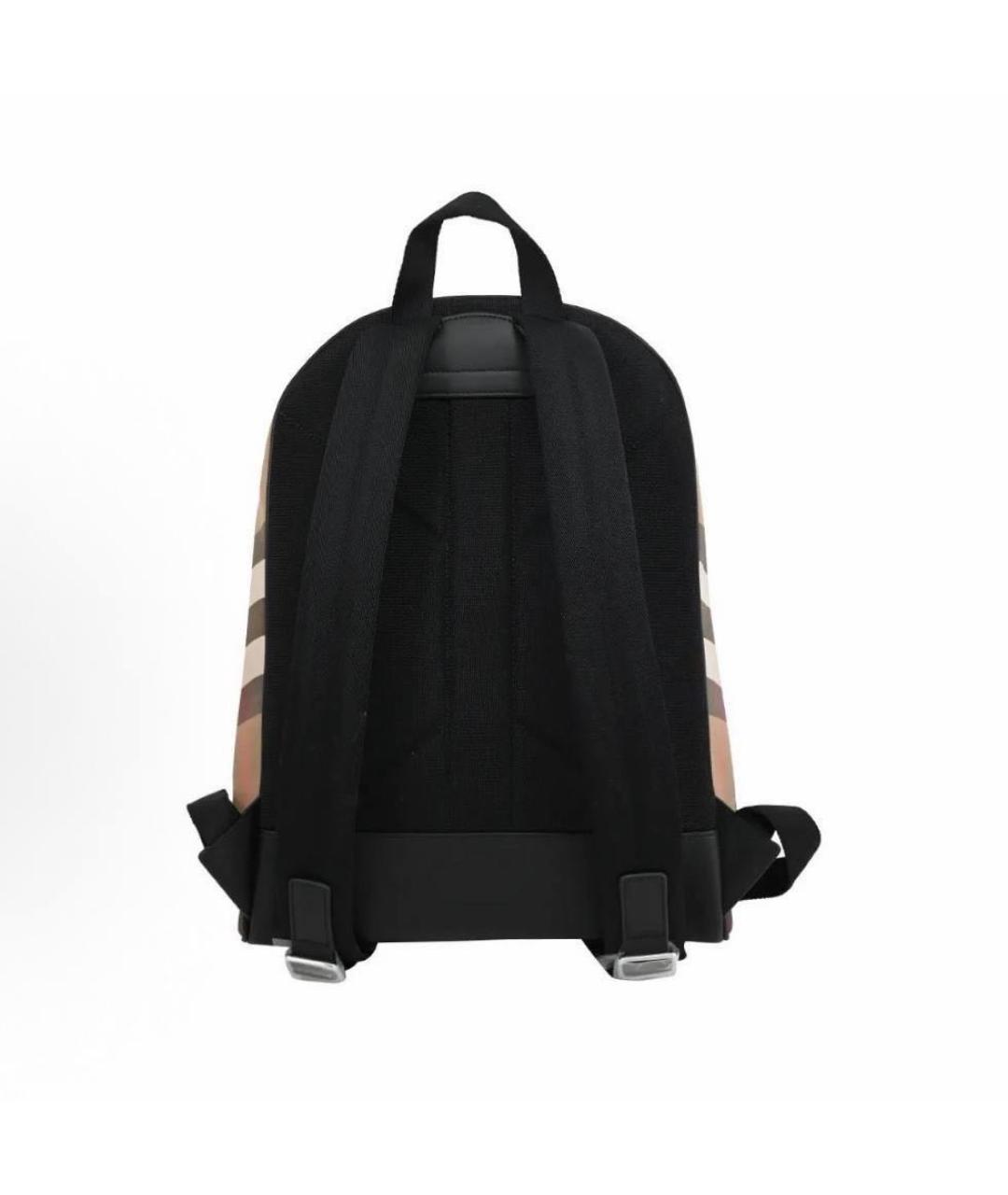 BURBERRY Бежевый кожаный рюкзак, фото 5