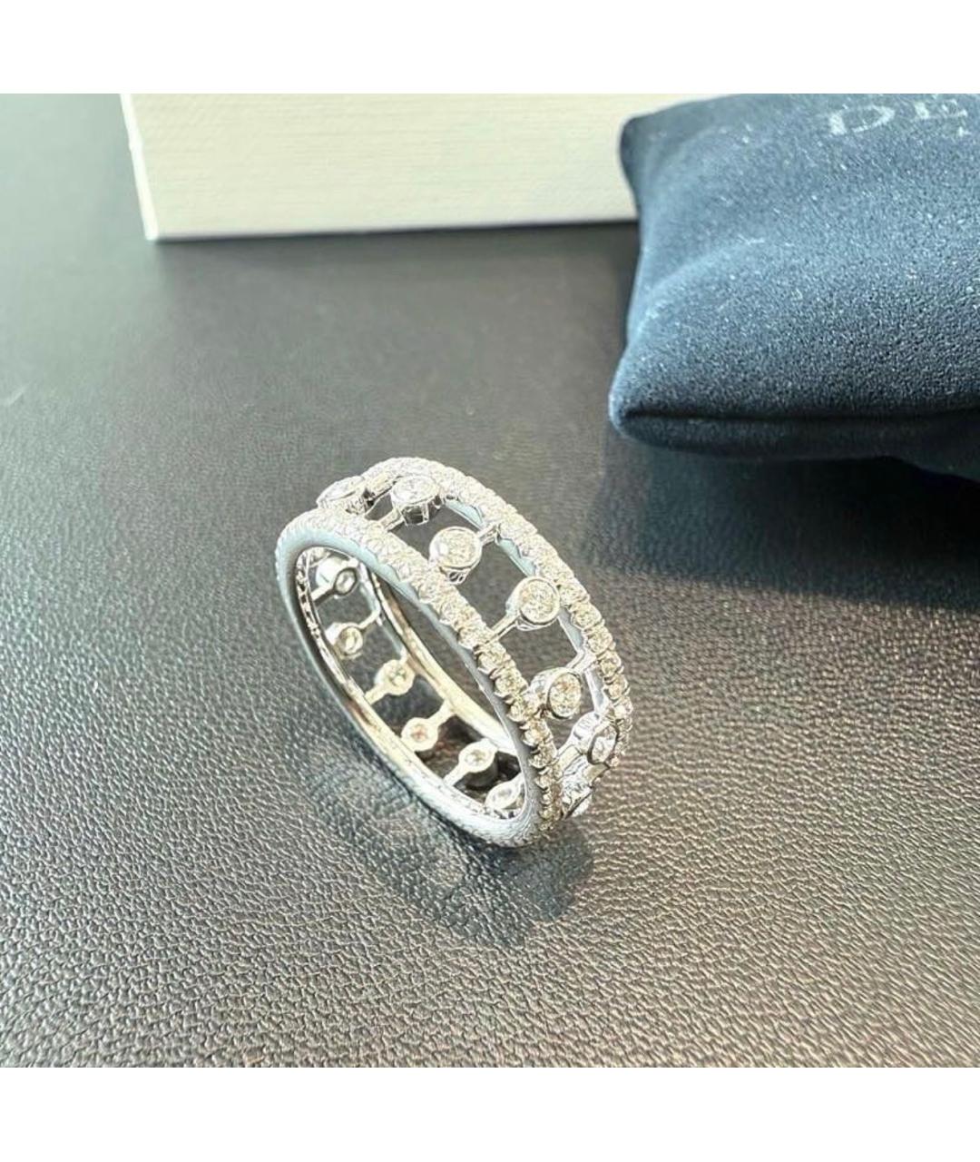 DE BEERS Серебряное кольцо из белого золота, фото 5