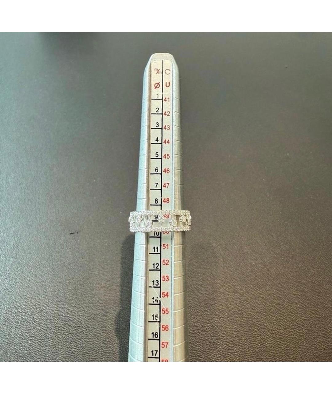 DE BEERS Серебряное кольцо из белого золота, фото 4