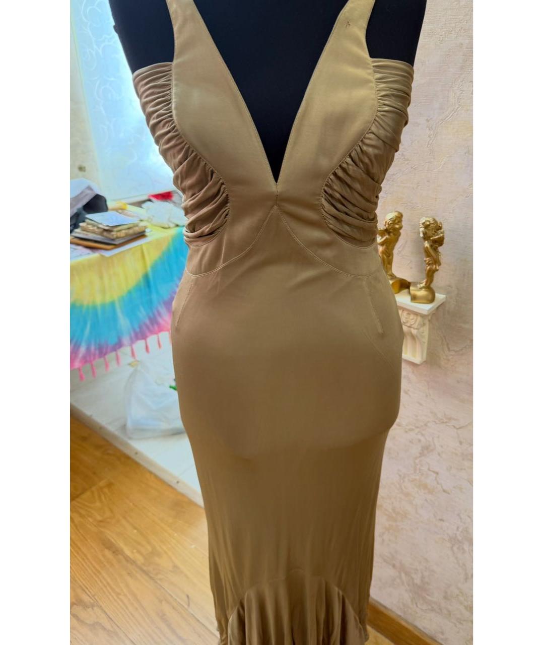 VERSACE Шелковое коктейльное платье, фото 4