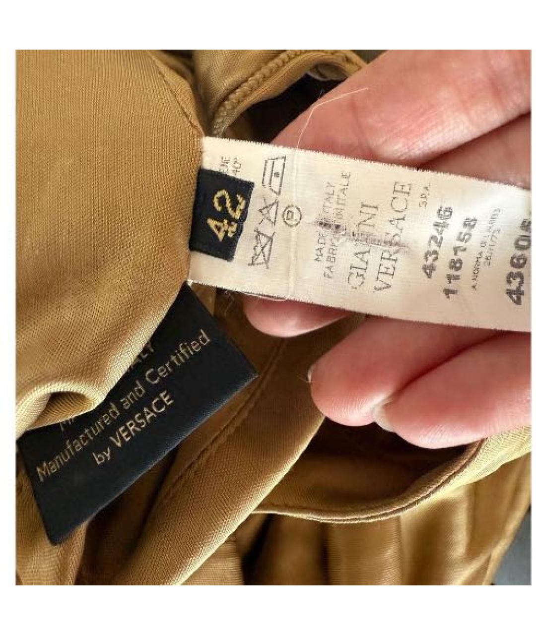 VERSACE Шелковое коктейльное платье, фото 3