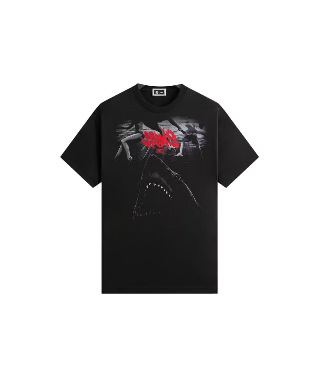 KITH Черная хлопковая футболка, фото 7