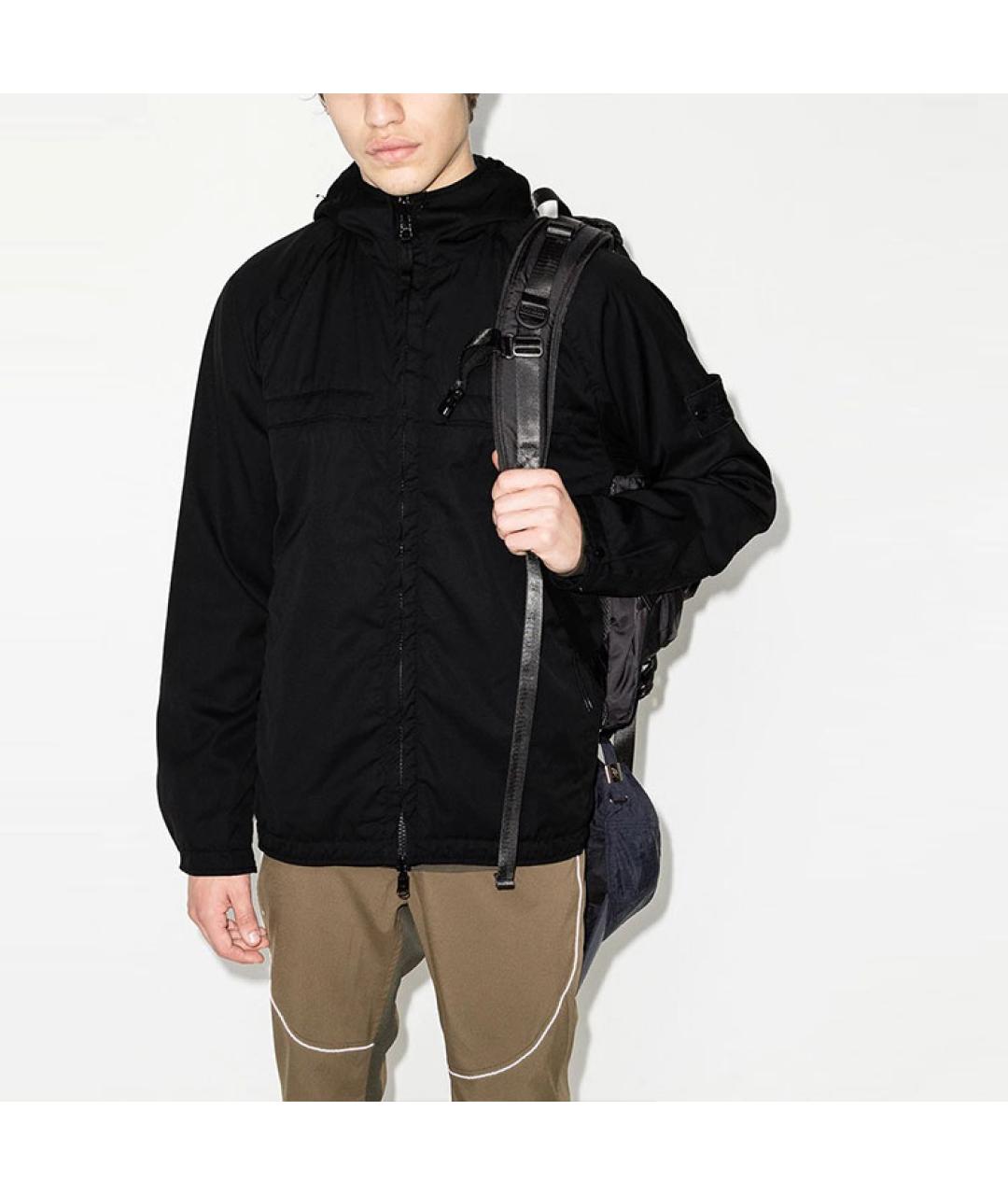 STONE ISLAND Черная куртка, фото 3