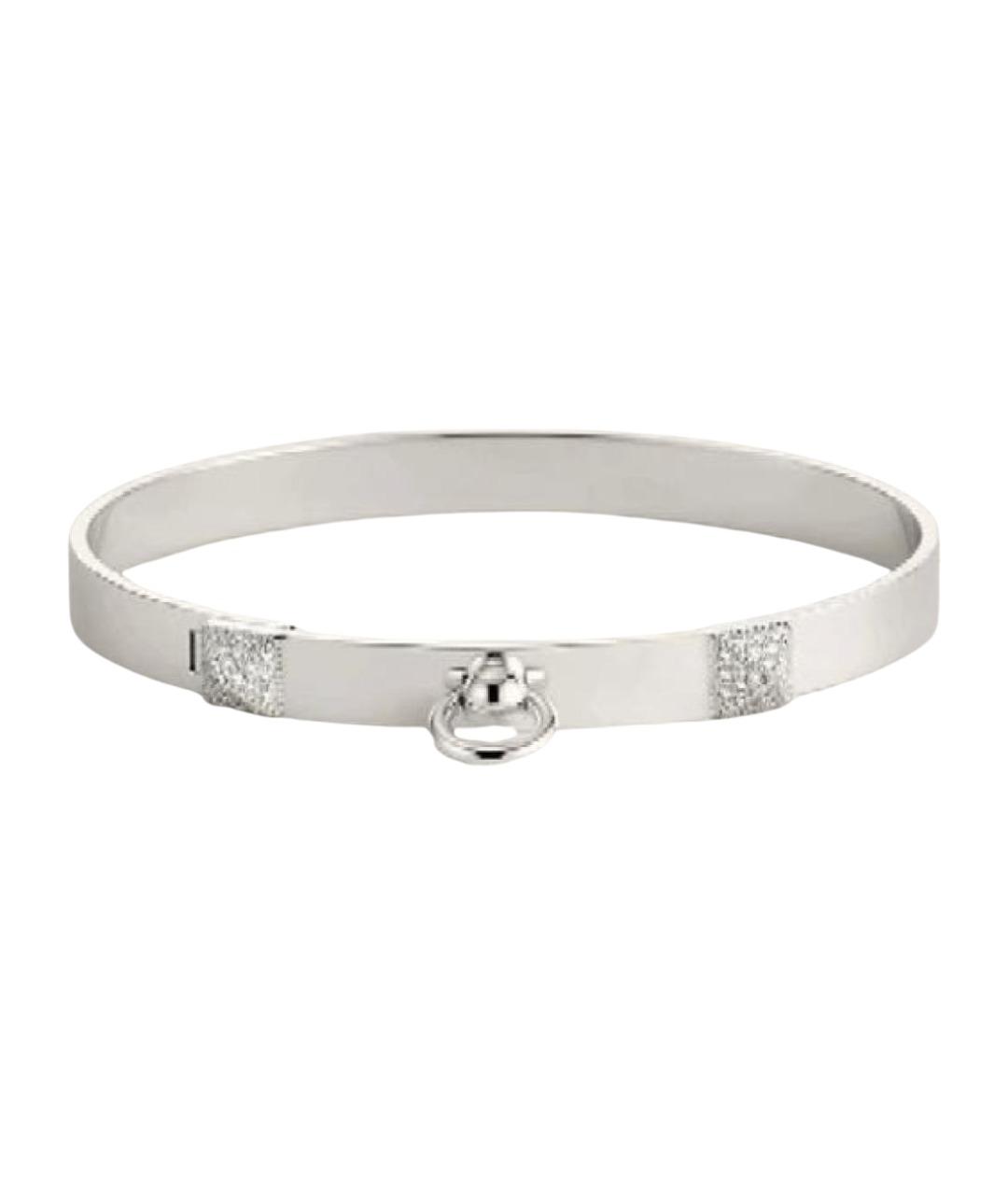HERMES Белый браслет из белого золота, фото 1