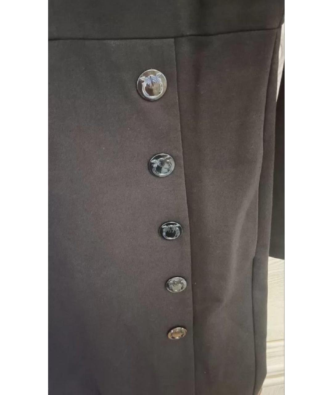 PINKO Коричневое вискозное повседневное платье, фото 4