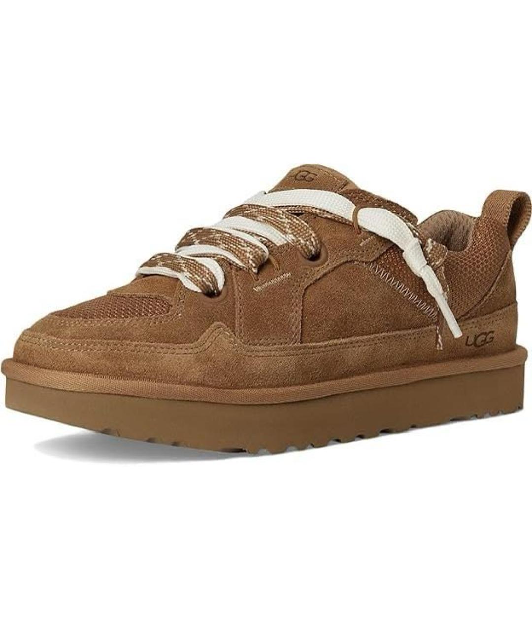 UGG AUSTRALIA Коричневые замшевые кроссовки, фото 9