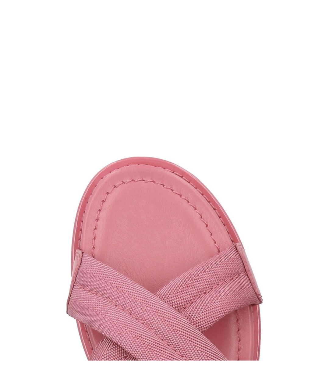 PRADA Розовые текстильные сандалии, фото 3