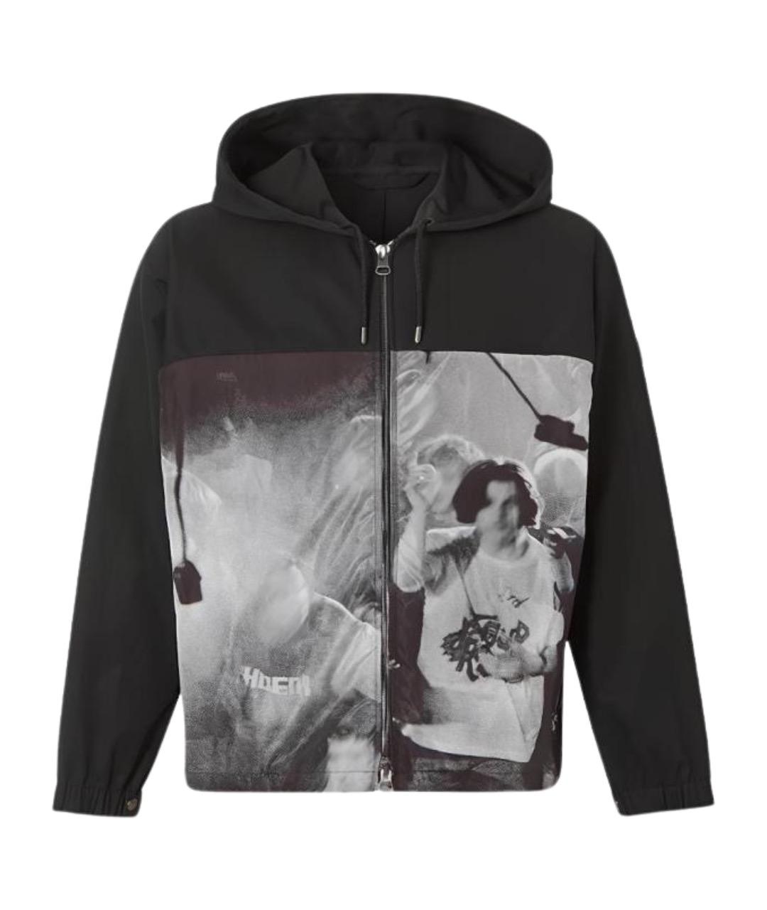 BURBERRY Черная полиамидовая куртка, фото 1