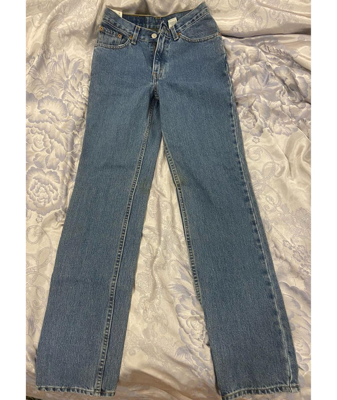 LEVI'S Голубые прямые джинсы, фото 7