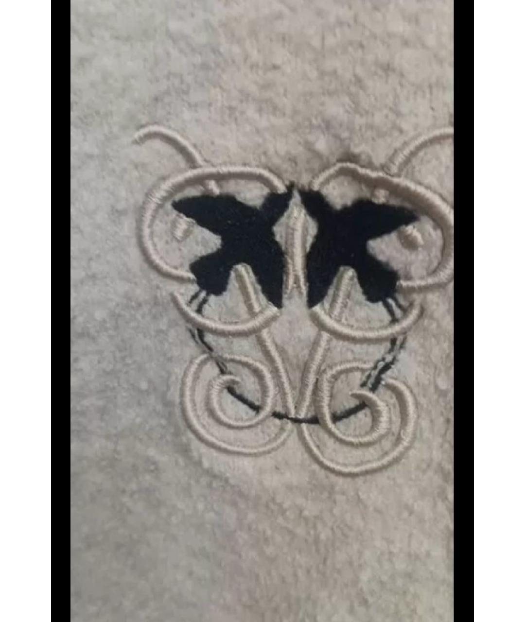 PINKO Серый хлопковый джемпер / свитер, фото 4