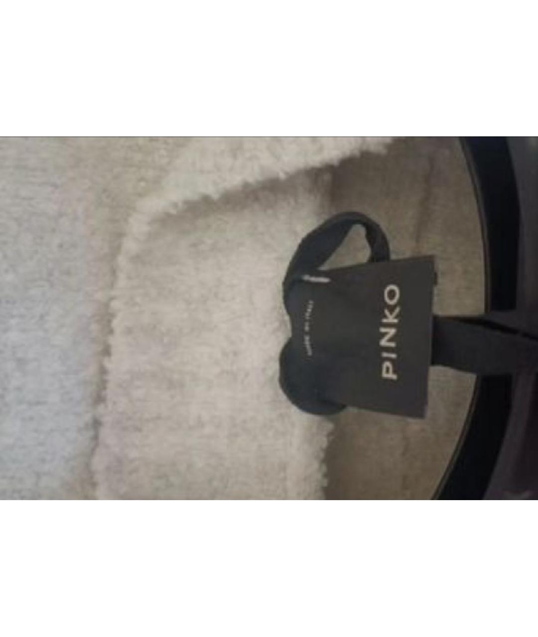 PINKO Серый хлопковый джемпер / свитер, фото 3