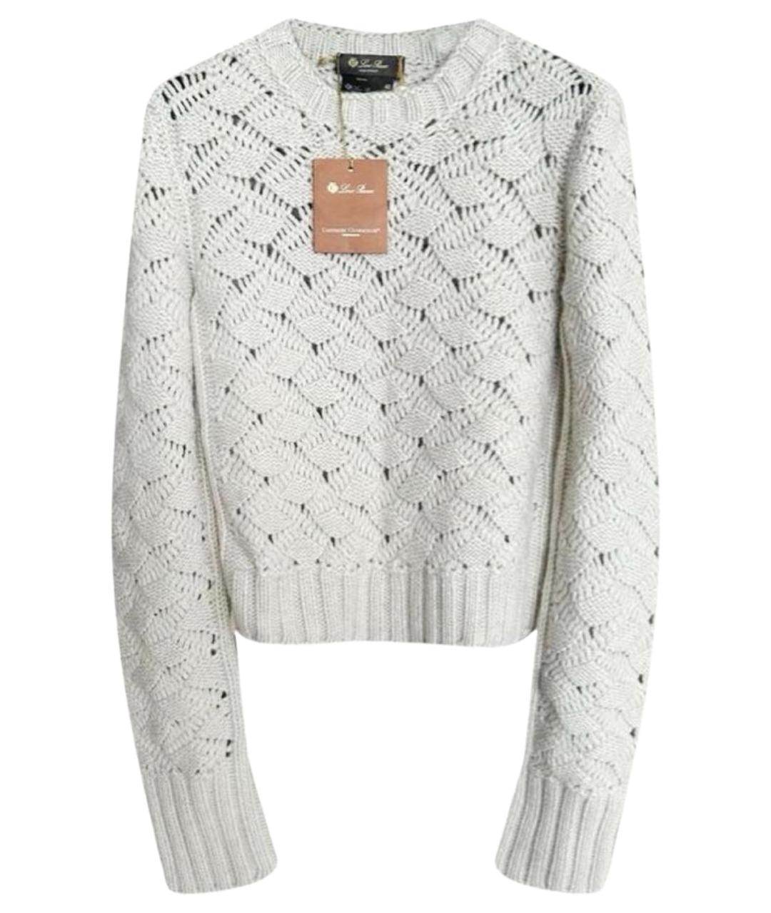 LORO PIANA Серый кашемировый джемпер / свитер, фото 1