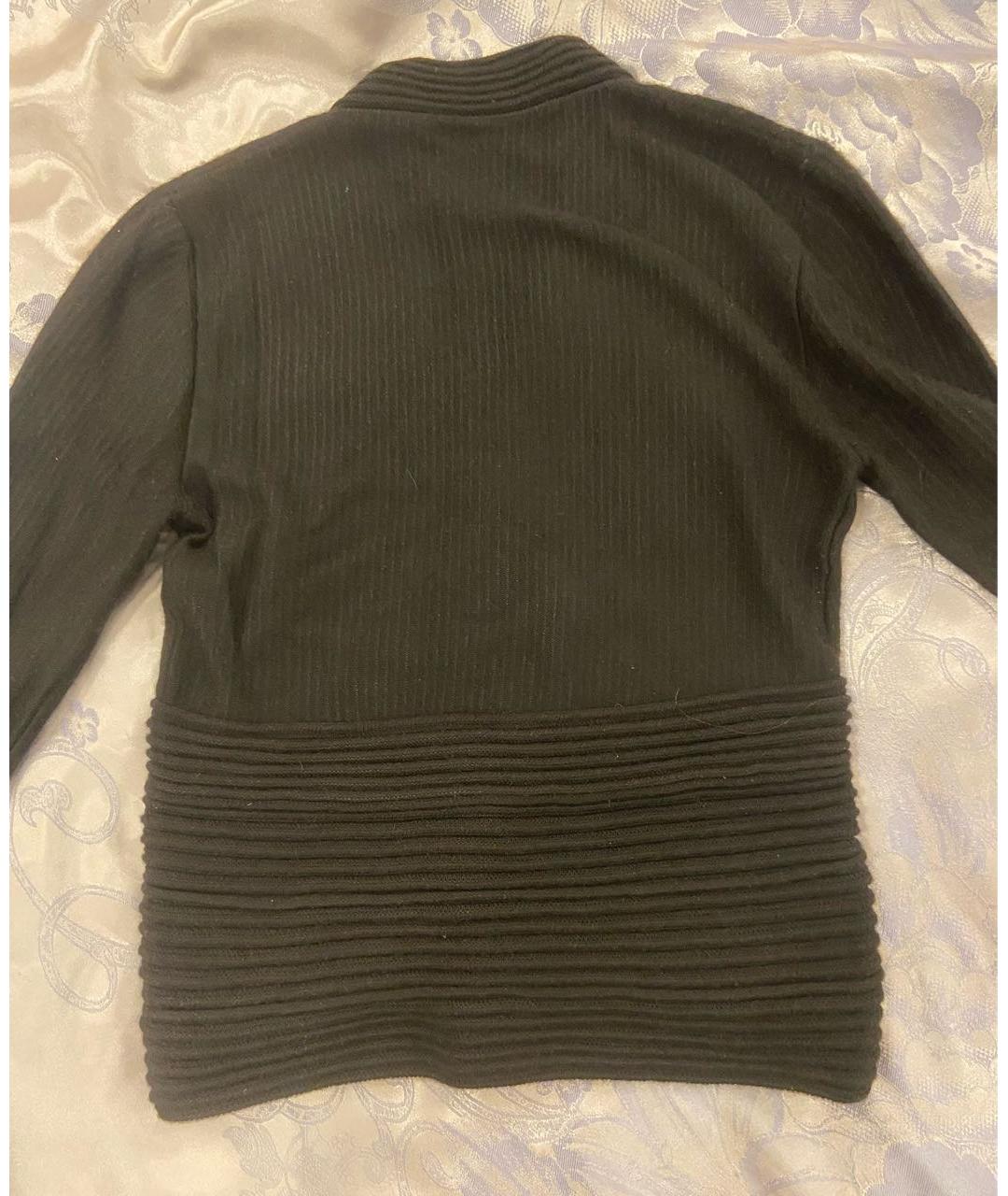 GIORGIO ARMANI Черный кашемировый джемпер / свитер, фото 7