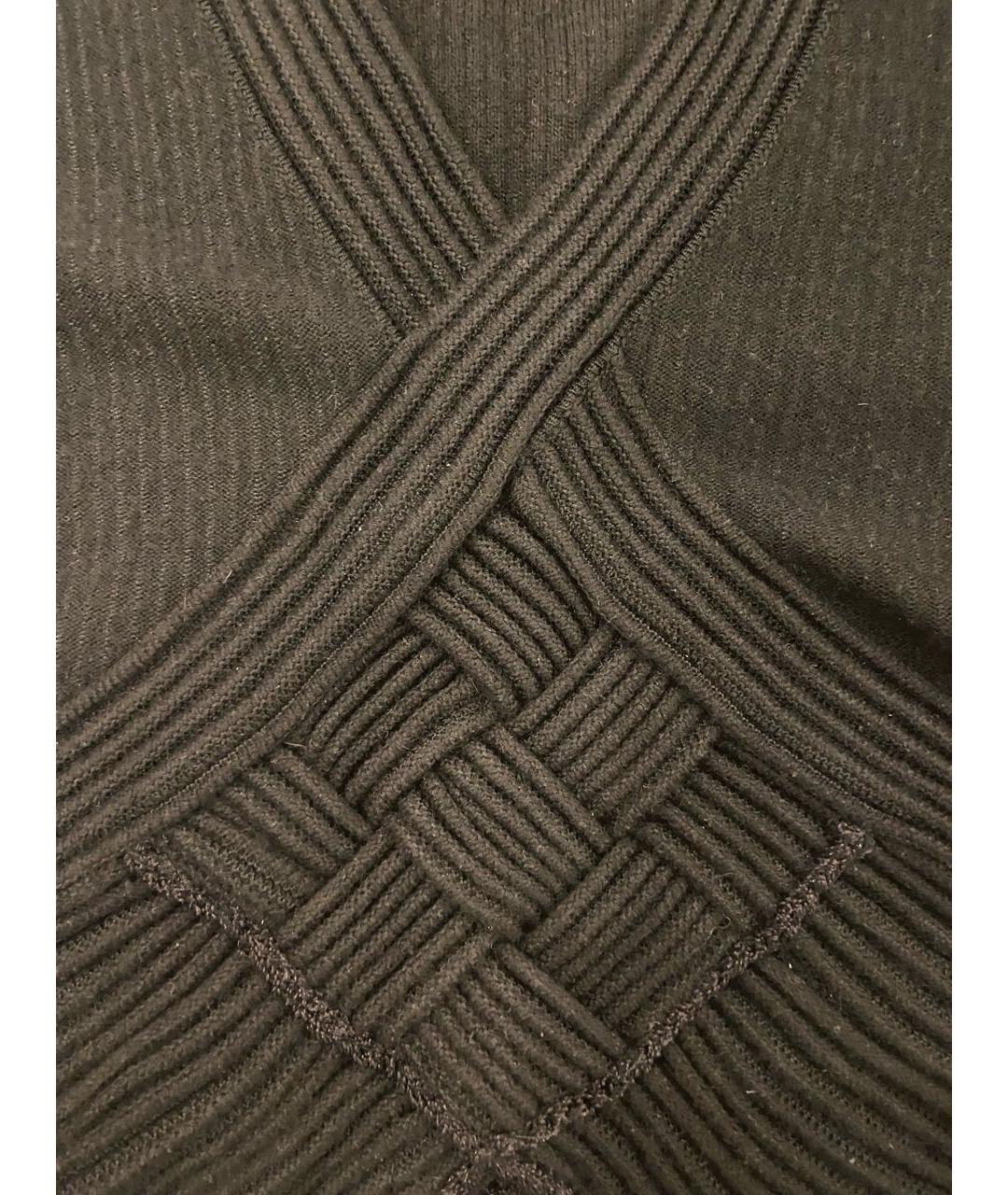 GIORGIO ARMANI Черный кашемировый джемпер / свитер, фото 6