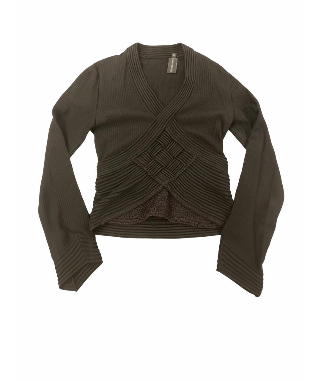 GIORGIO ARMANI Черный кашемировый джемпер / свитер, фото 1