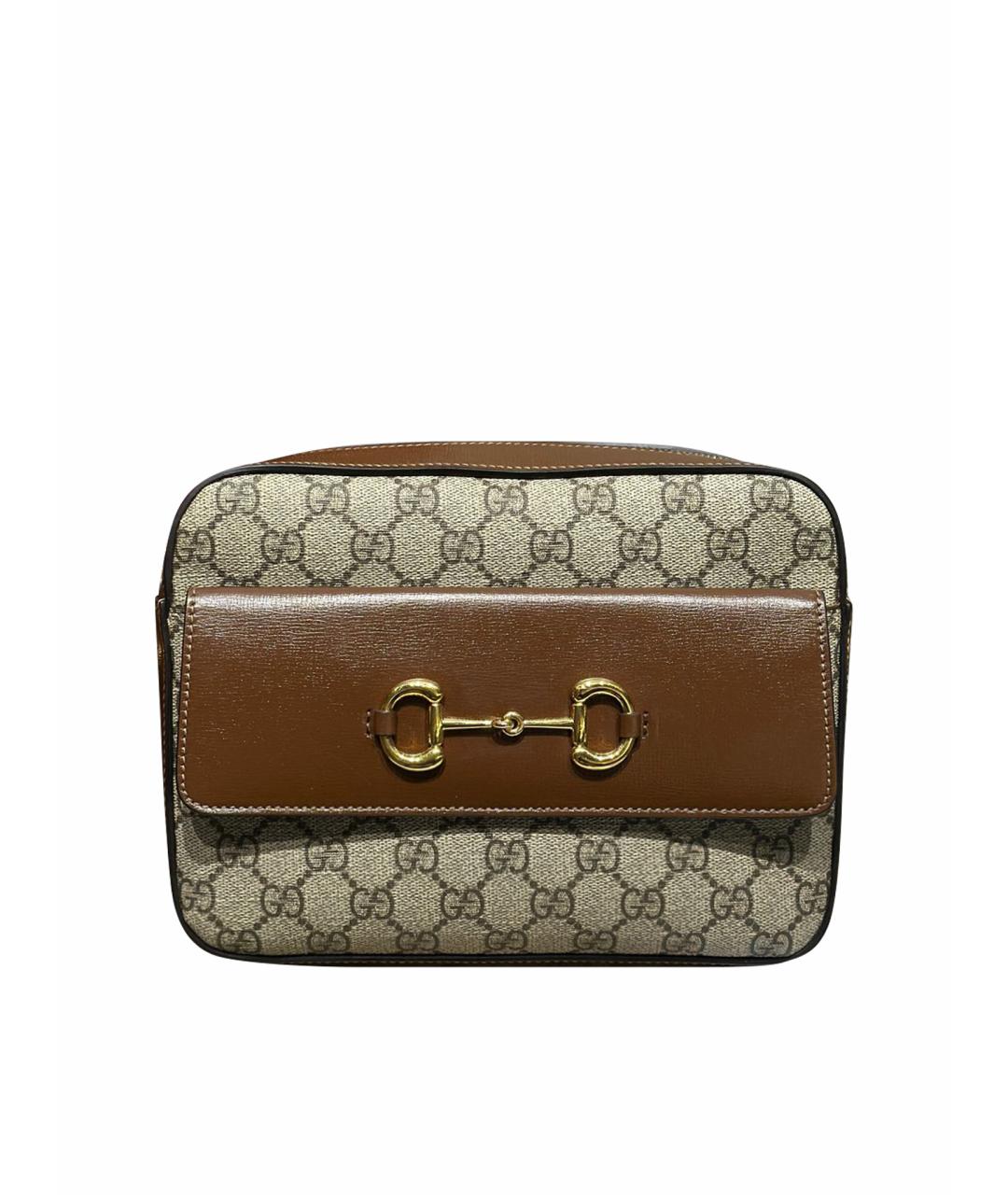 GUCCI Коричневая сумка через плечо, фото 1