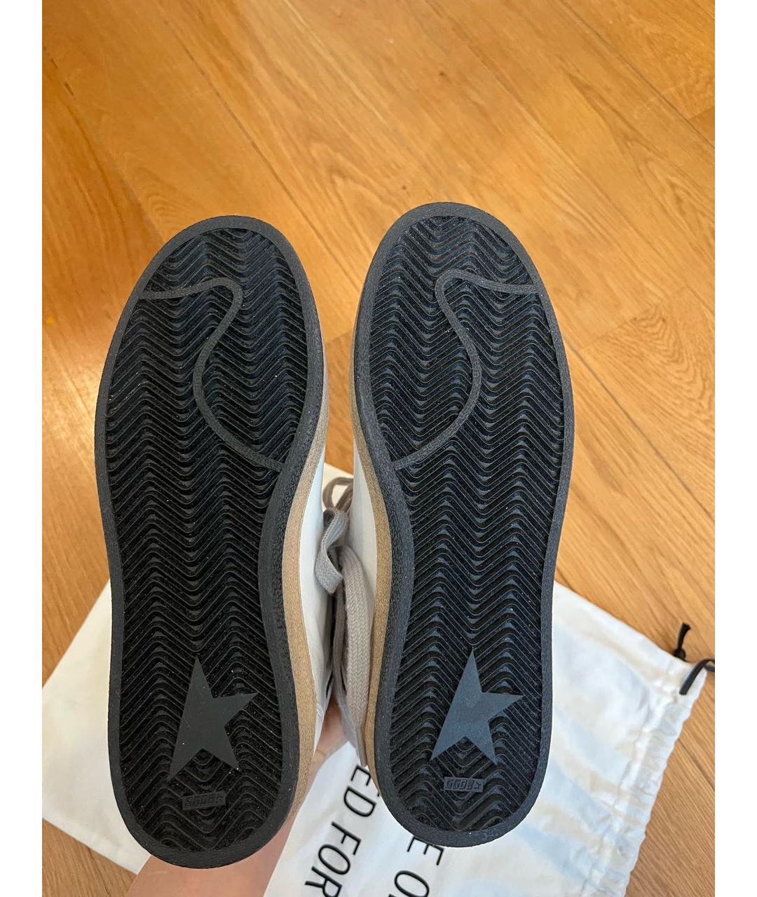 GOLDEN GOOSE DELUXE BRAND Белые кожаные кеды, фото 6