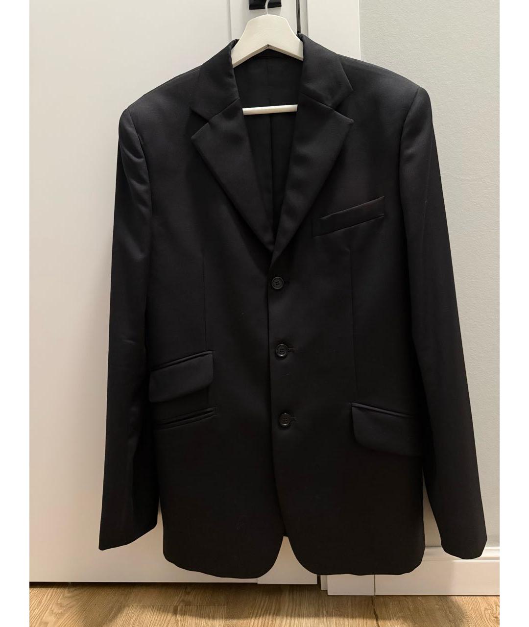 DOLCE&GABBANA Черный шерстяной пиджак, фото 5