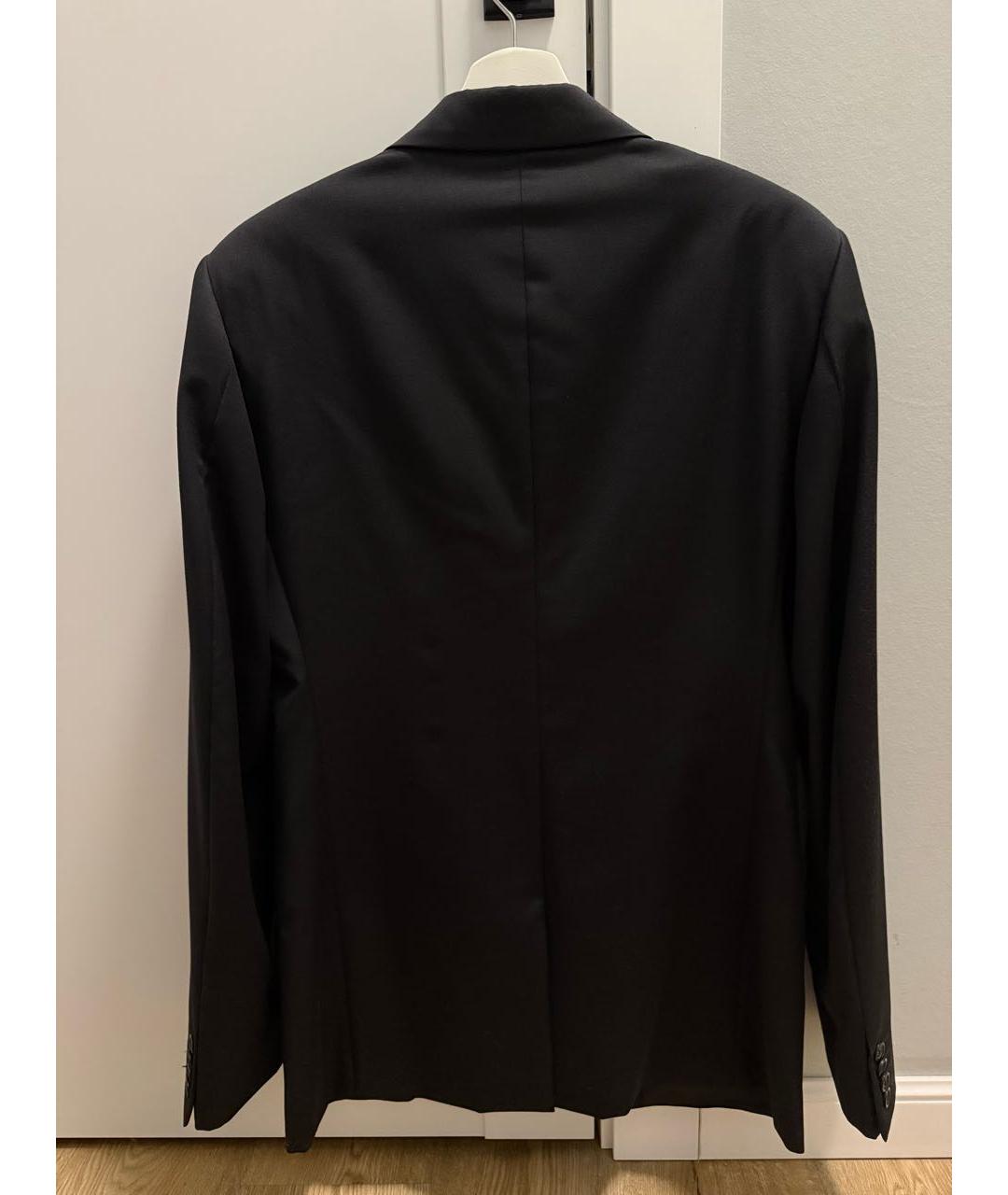 DOLCE&GABBANA Черный шерстяной пиджак, фото 2