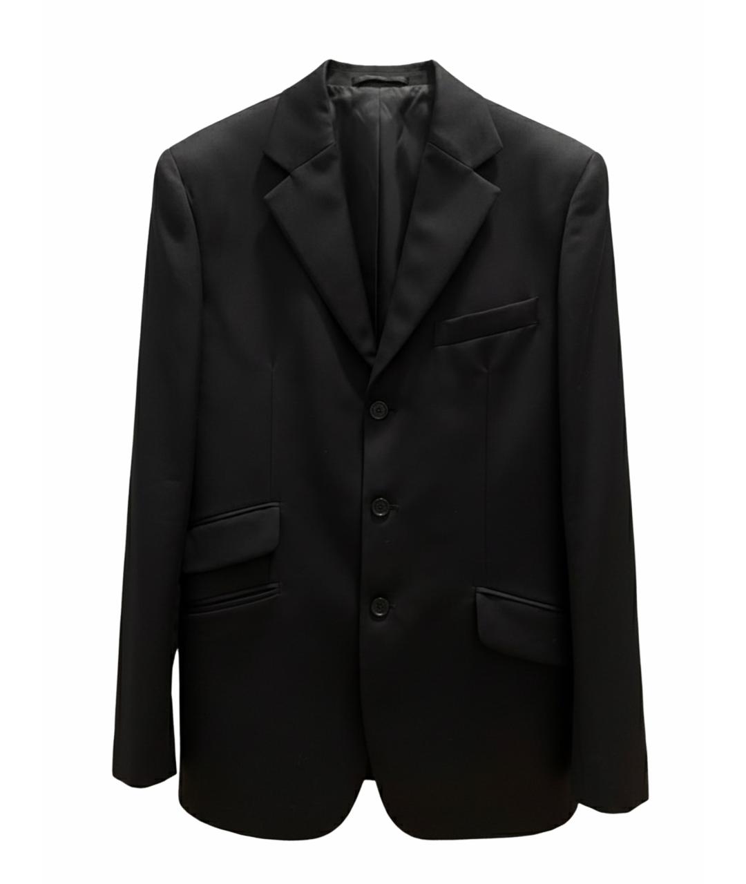 DOLCE&GABBANA Черный шерстяной пиджак, фото 1
