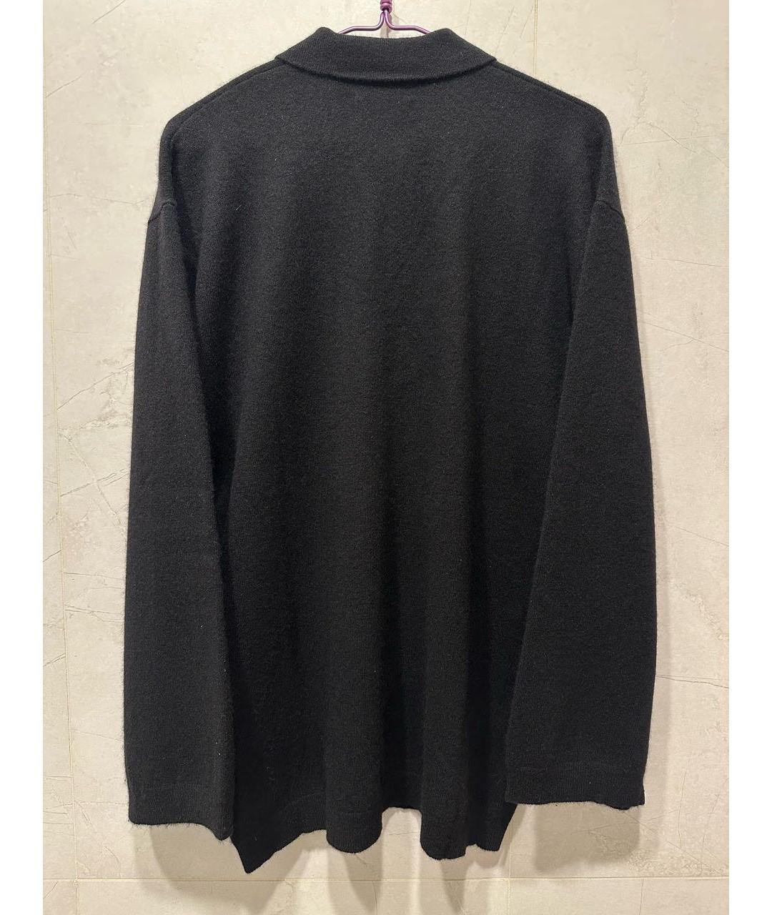 GANNI Черный кашемировый джемпер / свитер, фото 2