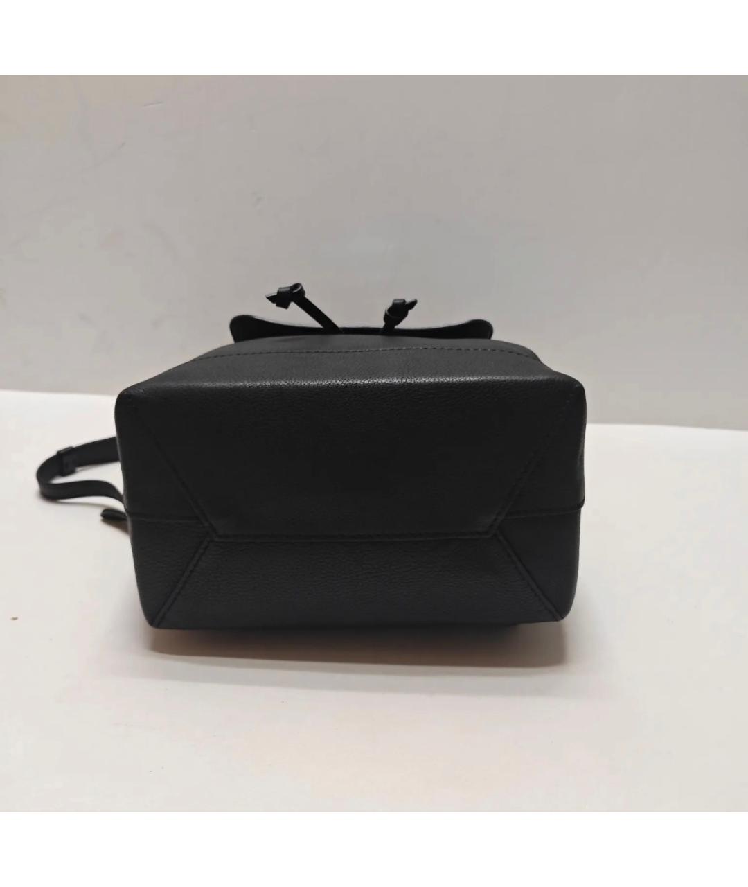LOUIS VUITTON Черный кожаный рюкзак, фото 4