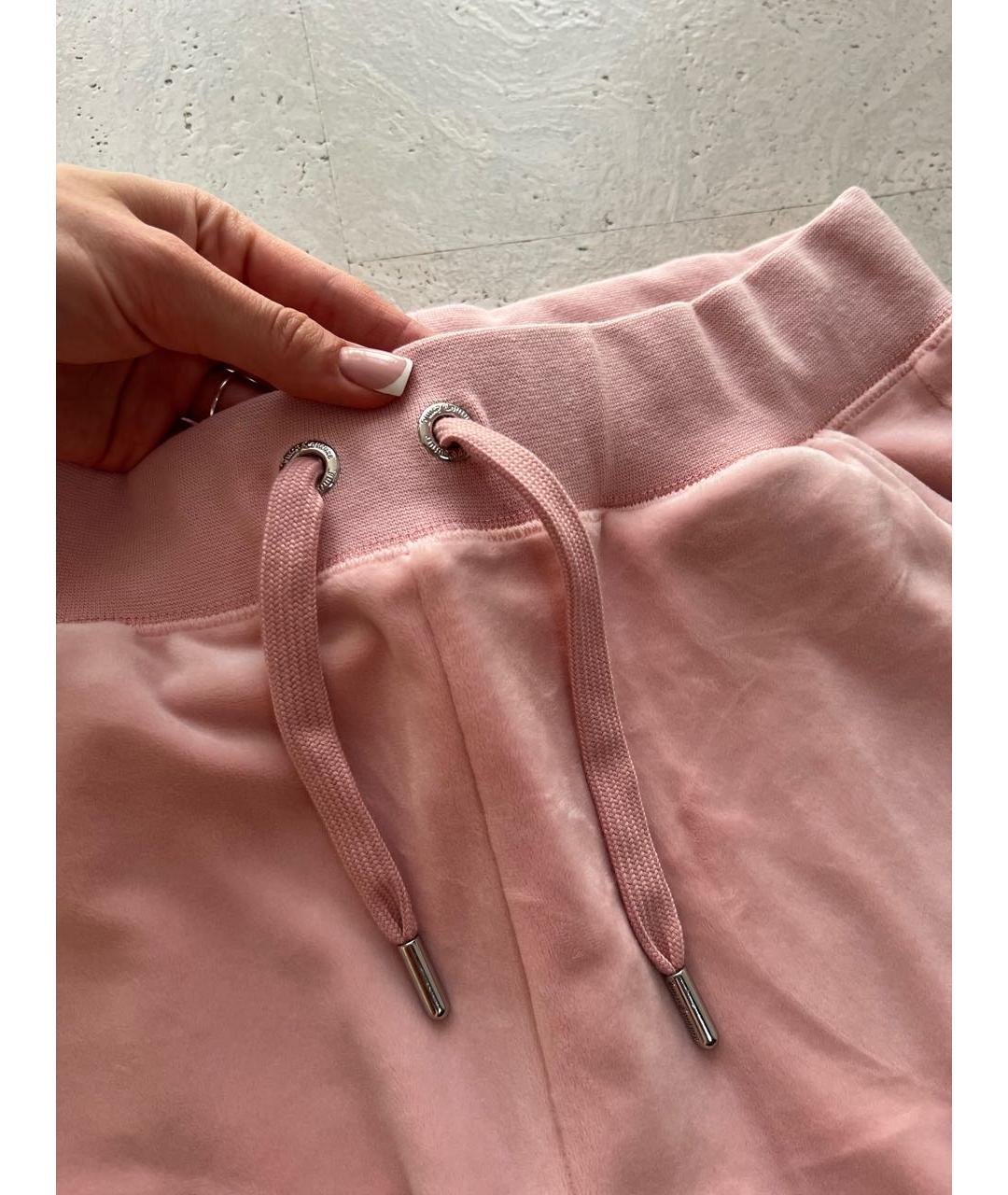 JUICY COUTURE Коралловый велюровый спортивные костюмы, фото 7