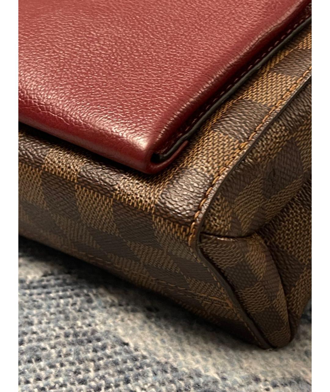 LOUIS VUITTON Бордовая сумка через плечо, фото 7