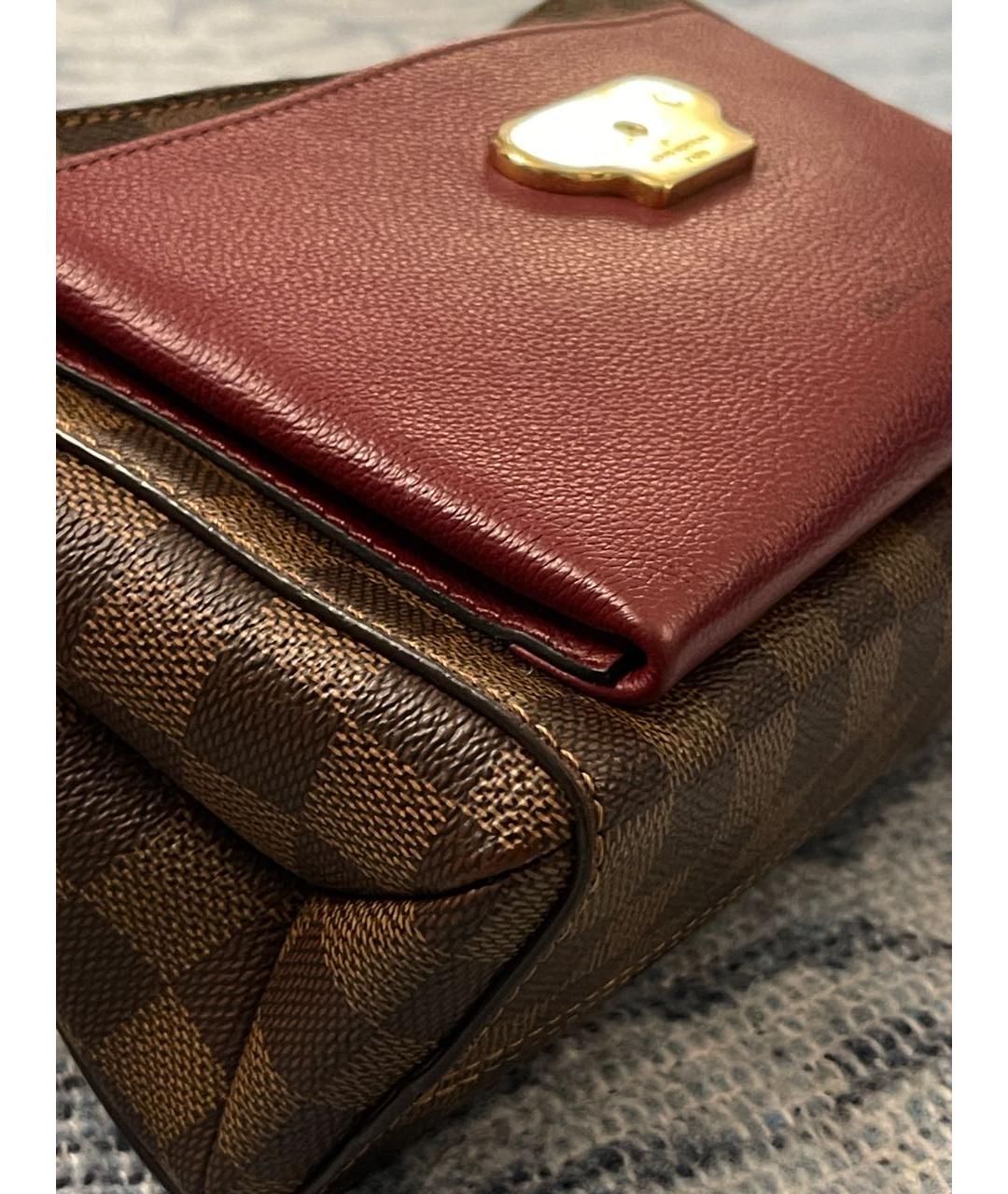 LOUIS VUITTON Бордовая сумка через плечо, фото 6