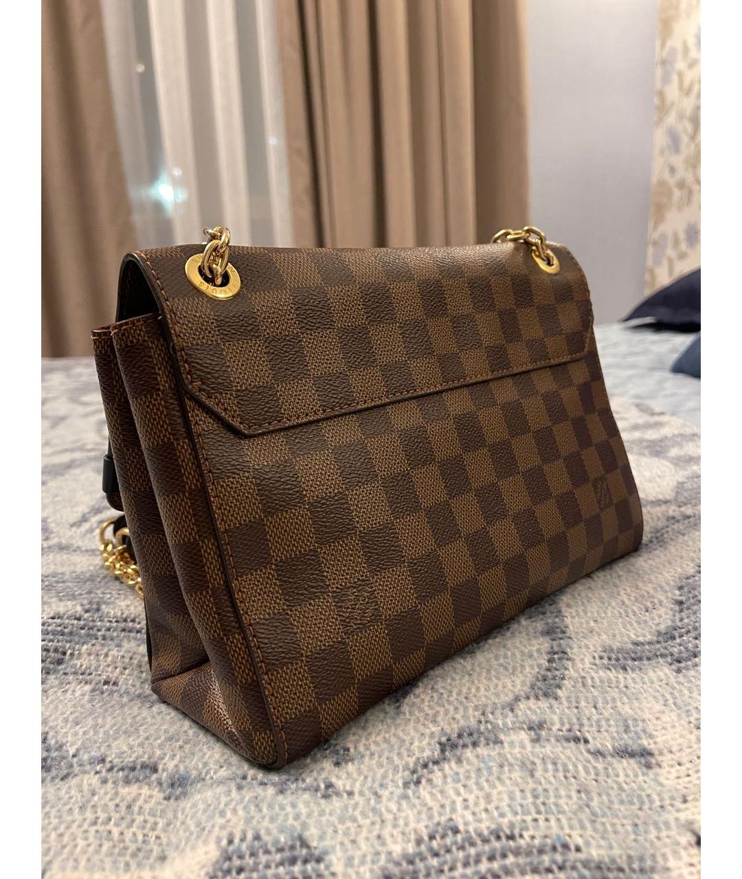 LOUIS VUITTON Бордовая сумка через плечо, фото 3