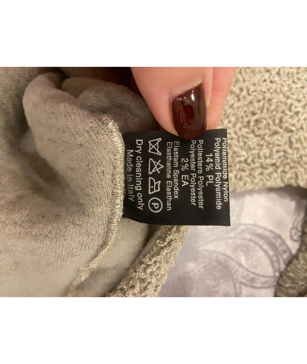 GIORGIO ARMANI Бежевый вискозный джемпер / свитер, фото 8