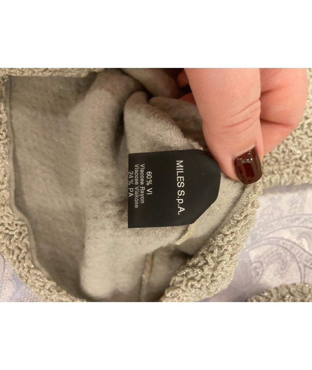 GIORGIO ARMANI Бежевый вискозный джемпер / свитер, фото 7