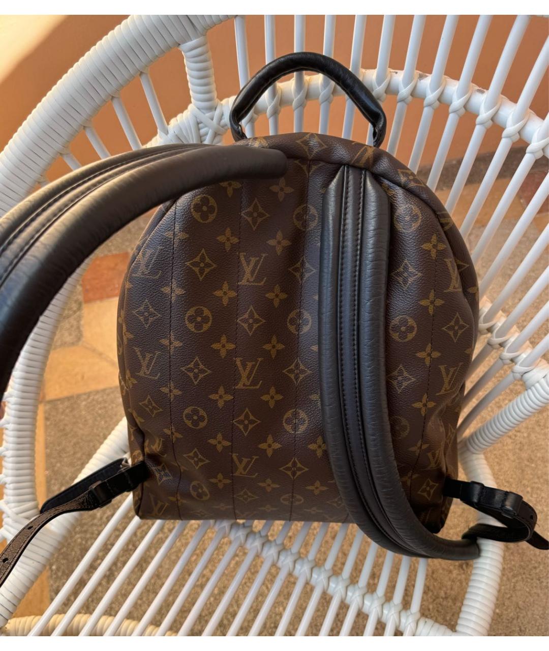 LOUIS VUITTON Коричневый рюкзак, фото 3