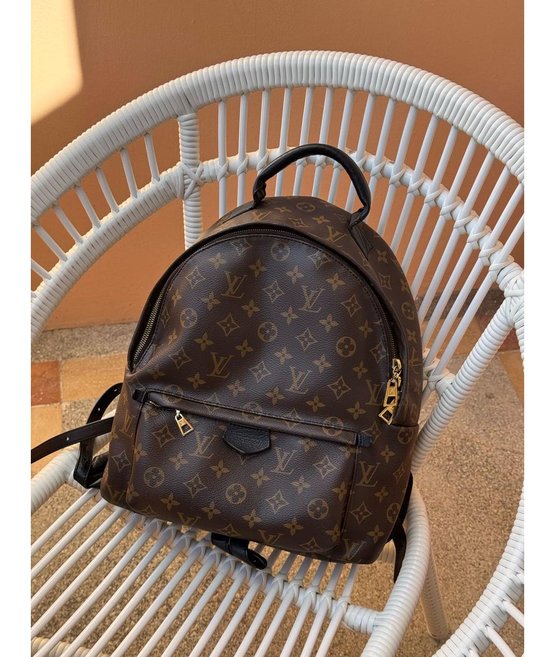 LOUIS VUITTON Коричневый рюкзак, фото 8