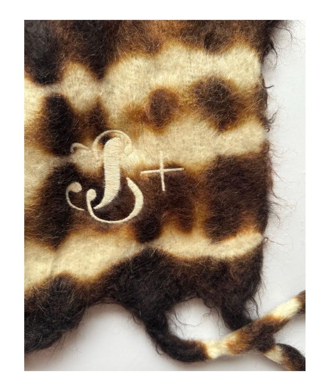 JIL SANDER Мульти шелковый шарф, фото 3